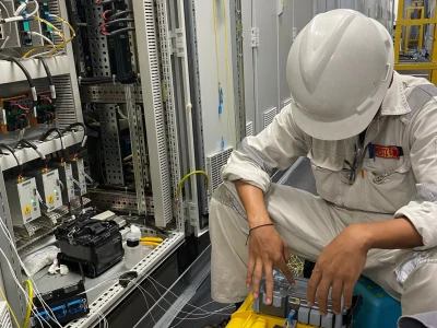 Fibre optic termination on site