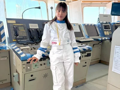 Vivo Asia engineer on the bridge